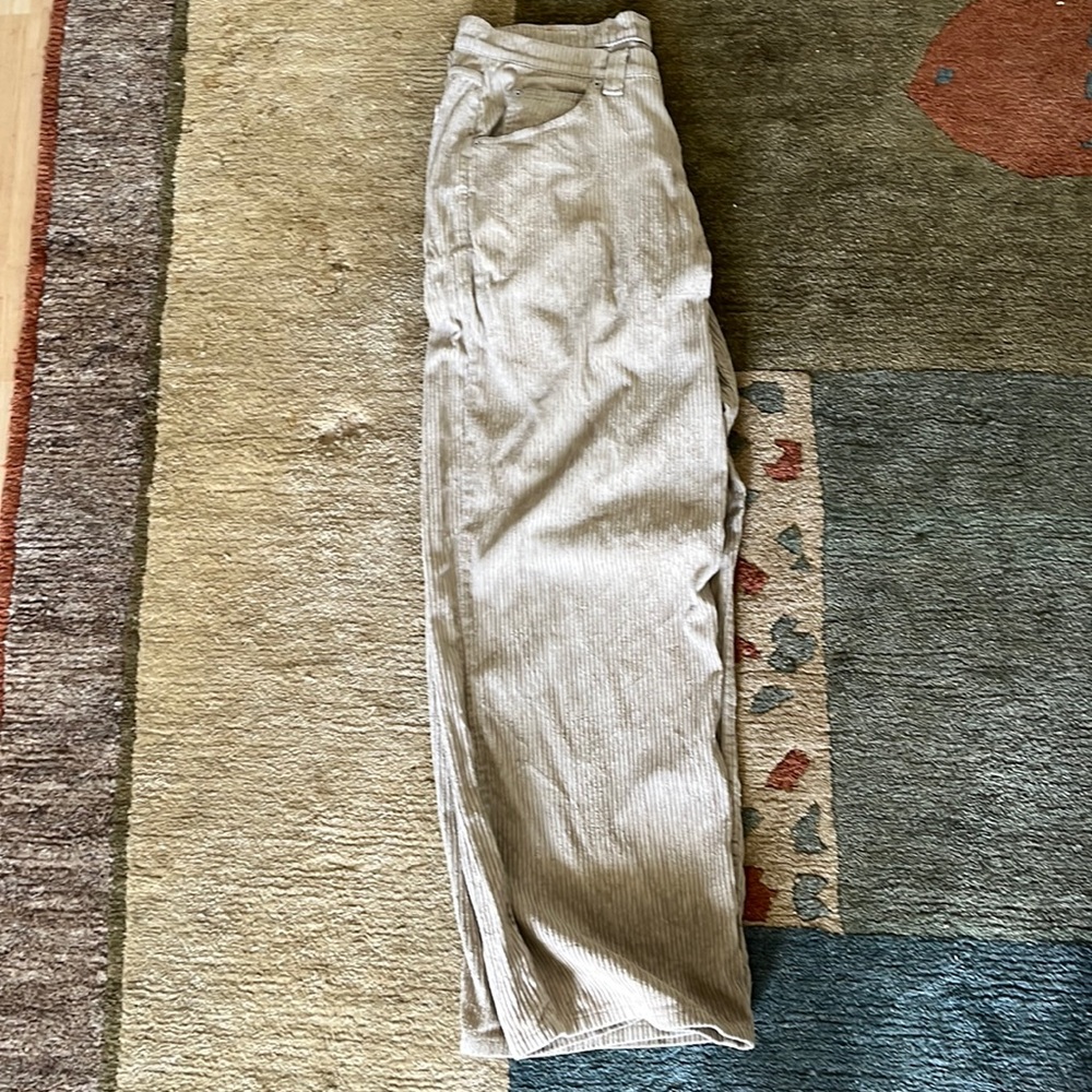 Beige Corduroy Pants